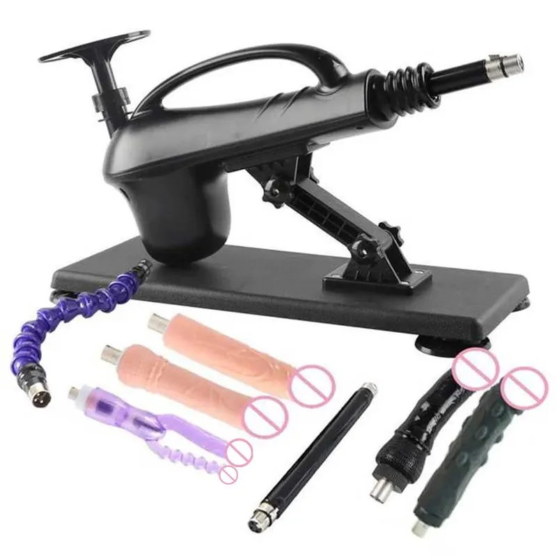 A2SS-Portable Automatic Masturbation Machine for Women with Big Dildo Men's Sex Toy Pumping Gun for Couples — image 7