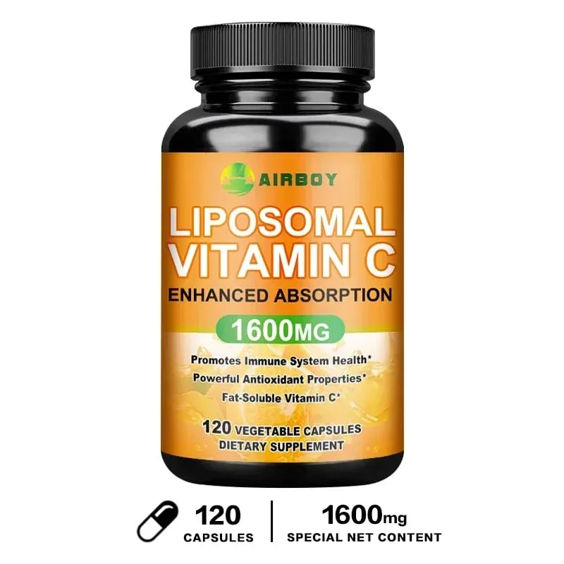 Liposomal Vitamin C 1600mg - Promotes Collagen Production Immune Support Powerful Antioxidant — image 9