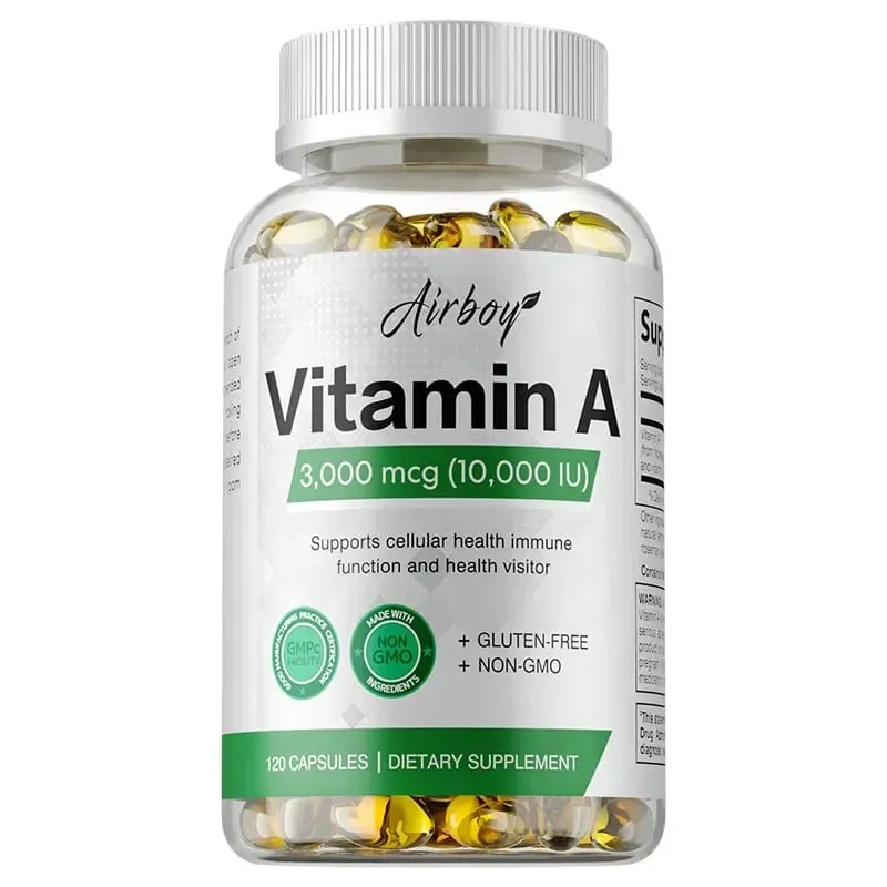 Vitamin A - Immune System & Reproductive Function Supports Healthy Skin & Eyes Antioxidant Activity