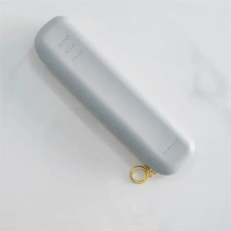 1pc シリコーンメイクアップブラシ収納袋多機能トラベルメイクブラシホルダーポータブル化粧ツールオーガナイザージッパーケース