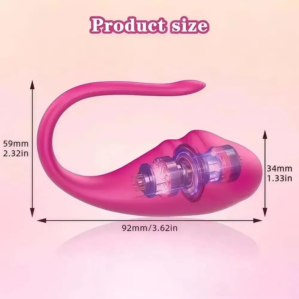Powerful Wearable App Control Egg Vibrator U Type Clitoral Vaginal Stimulator for Couples Massage G Spot Sex Toy for Women 18+