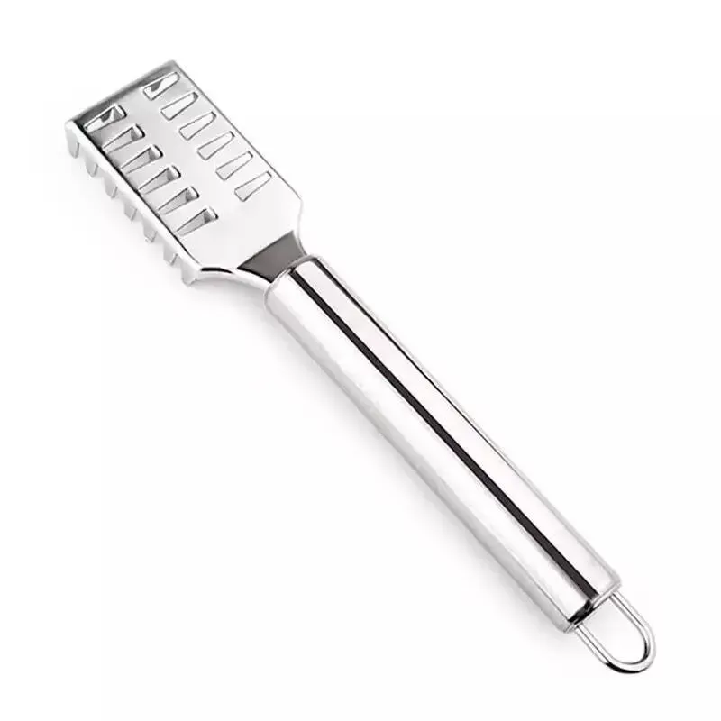 Fish Scale Remover Stainless Steel Anti-Splash Scraper with Ergonomic Non-Slip Grip Rust-Proof Kitchen Gadget for Fish Cleaning — image 6
