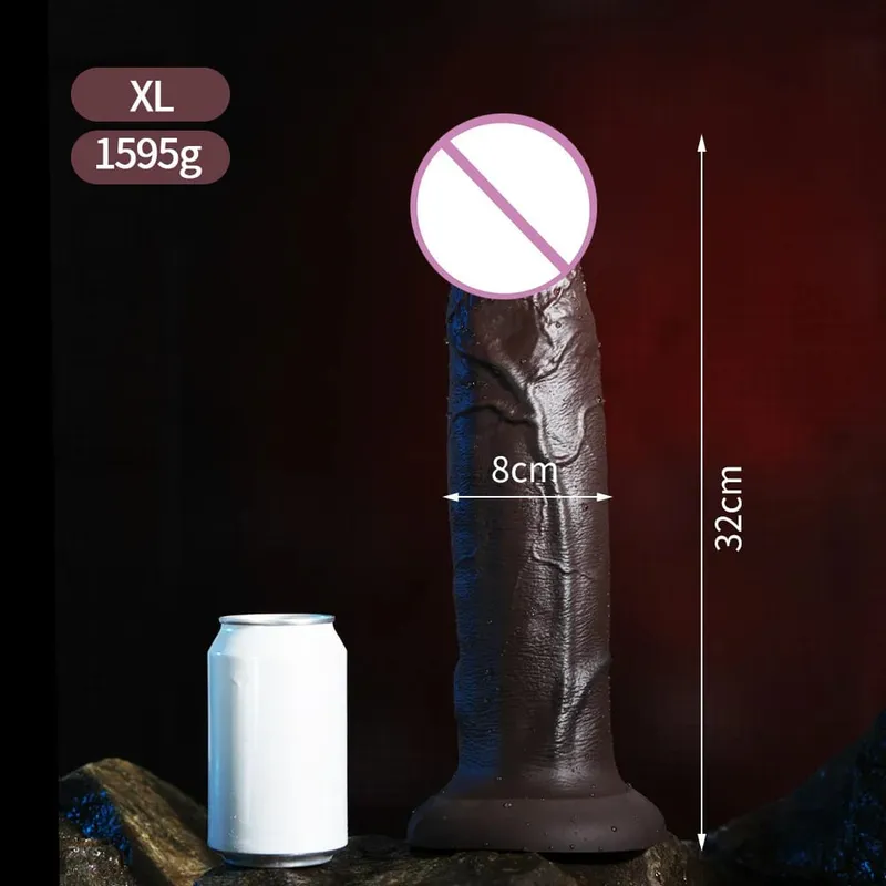Super Realistic Long Dildo Soft Silicone Anal Dildos Strapon Dick Butt Plug Masturbator Penis Adult Sex Toys for Men Women — image 16
