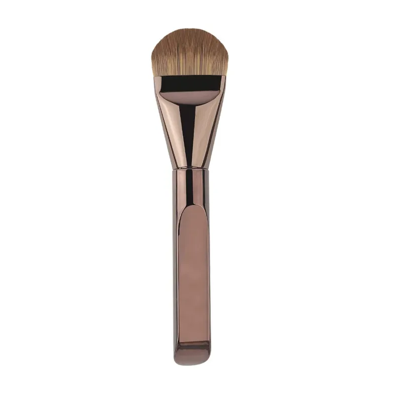 New 2Pcs Professional Foundation Makeup Brushes Soft Dense Hair for Blending Liquid Cream Flawless Powder Makeup Beauty Tools — image 5