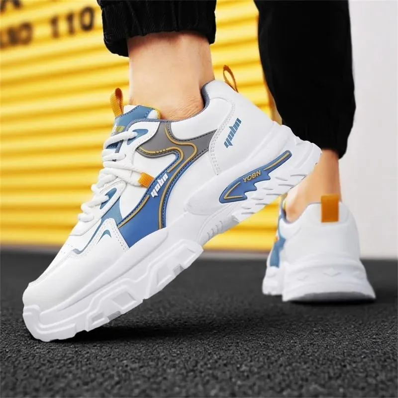 Chunky sneakers four season breathable lightwight outdoor casual walking shoes fashion soft sole sports running shoes board shoe — image 5