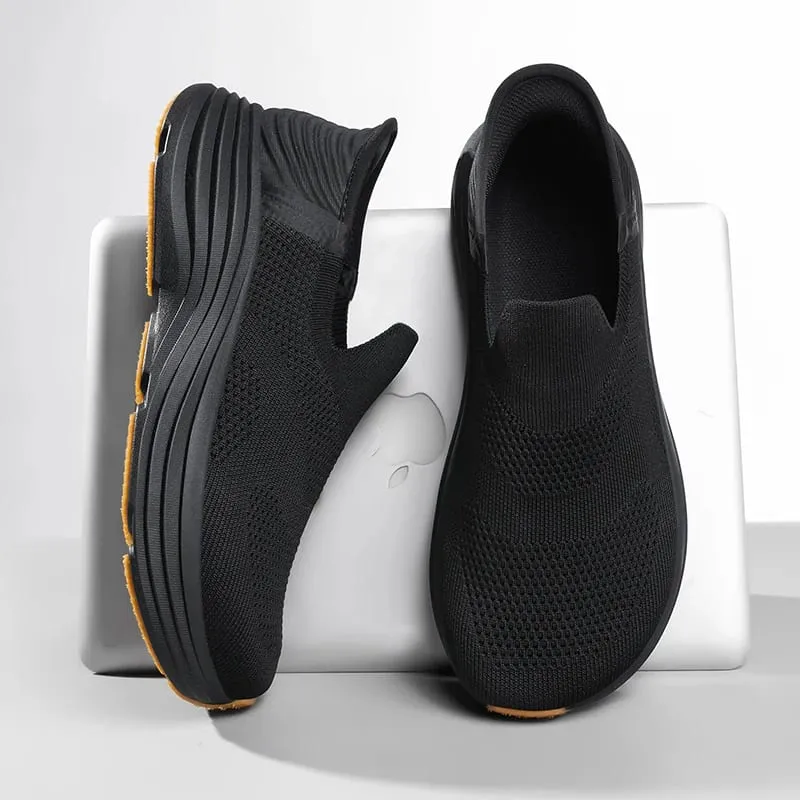 2026 New Slip On Walking Shoes Men Breathable Soft Sole Comfortable Casual Sneakers — image 4