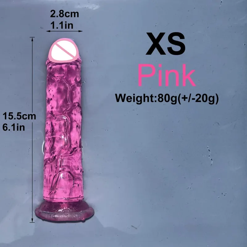 Cheap 5 Colors Small Transparent Dildo Suction Cup Jelly Dick Women Erotic Anal Sex Toys Soft Clitori Vaginal Masturbators Penis — image 17