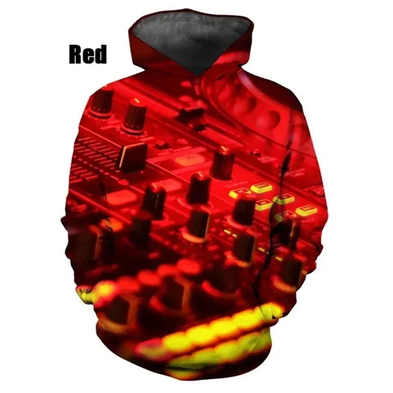 Nova moda 3d impressão dj padrão hoodies para homens casual pulôver sweatshirts topos masculino streetwear oversized hoodies ropa hombre — image 4