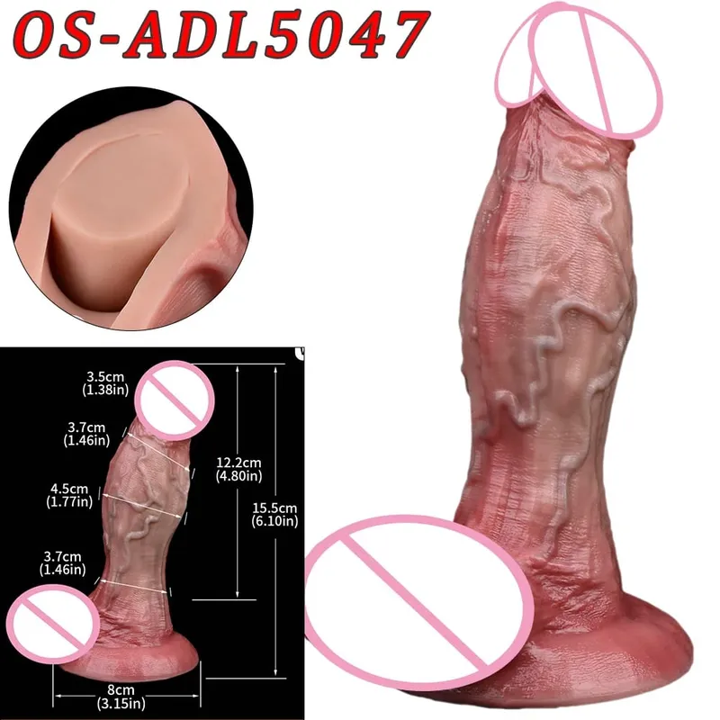 47cm Makatotohanang Mahabang Dildos Double Head Anal Vaginal Stimulator Sex Toy na May Sucker Para sa Lesbian Couples Gay Men Adult Tools — image 22