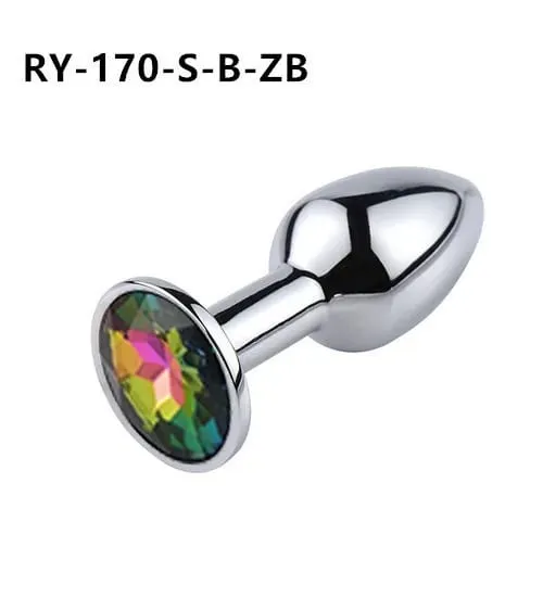 Plugue anal de metal para ânus de cristal, base de joias para jogador iniciante para jogador sênior, 5 tamanhos sm, massagem ponto g, brinquedos sexuais bdsm, 1 peça — image 9