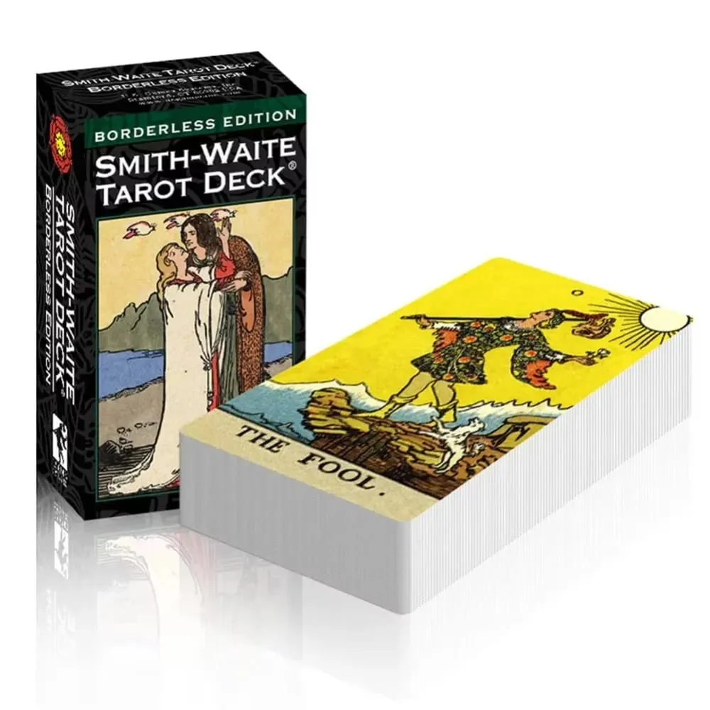 Classic Smith Waite Borderless Tarot Card Retro Original Art Style Board Game Mind Exploration Divination Card — image 3