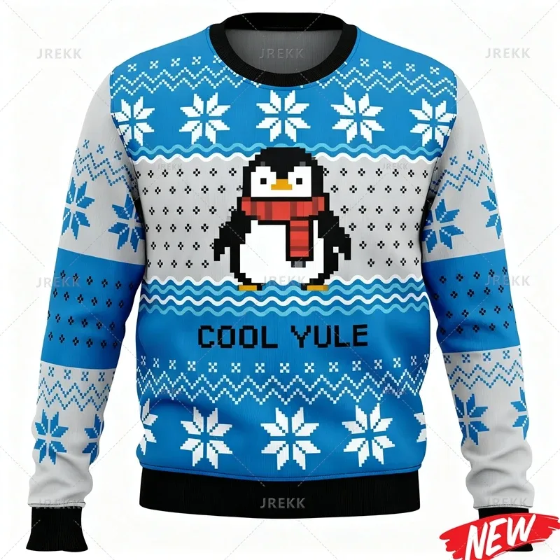 Cute Animal Ugly Christmas Sweater Men Women Fashion 3d Printed Merry Christmas Sweatshirt Colorful New Year Pullover Hoodies — image 5