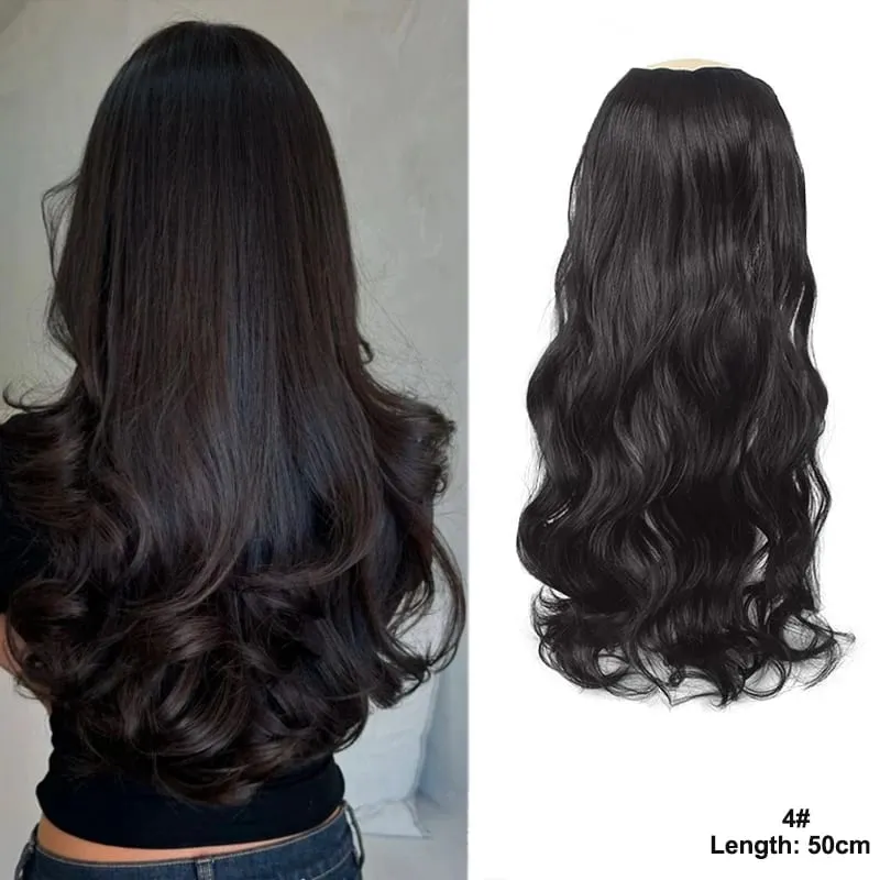 24 inch Long Wavy Hair Clip/Hair Extensions/Wigs/Women's Synthetic Wigs/Parties/Role-Playing/Different Events — image 8