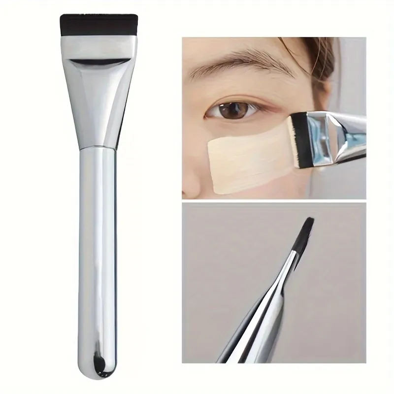 Multi-Use Ultra Thin Foundation Brush Lightweight Face Contour Brush Flat Contour Brush Blending Foundation Cream Makeup Brushes — image 1