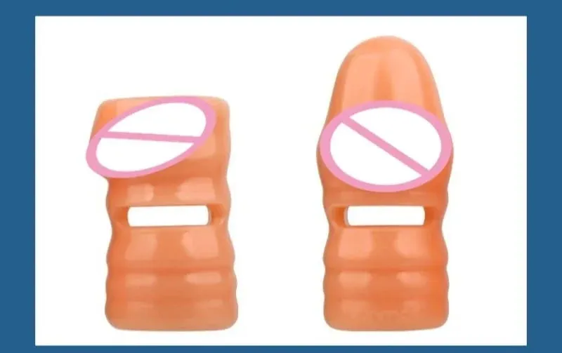 2 Pçs/set Manga Pênis Silicone Extensão Reutilizável Preservativo Atraso Ejaculação Ponto G Brinquedos Sexuais Anal Para Homens Sem Vibrador Sex Shop — image 7