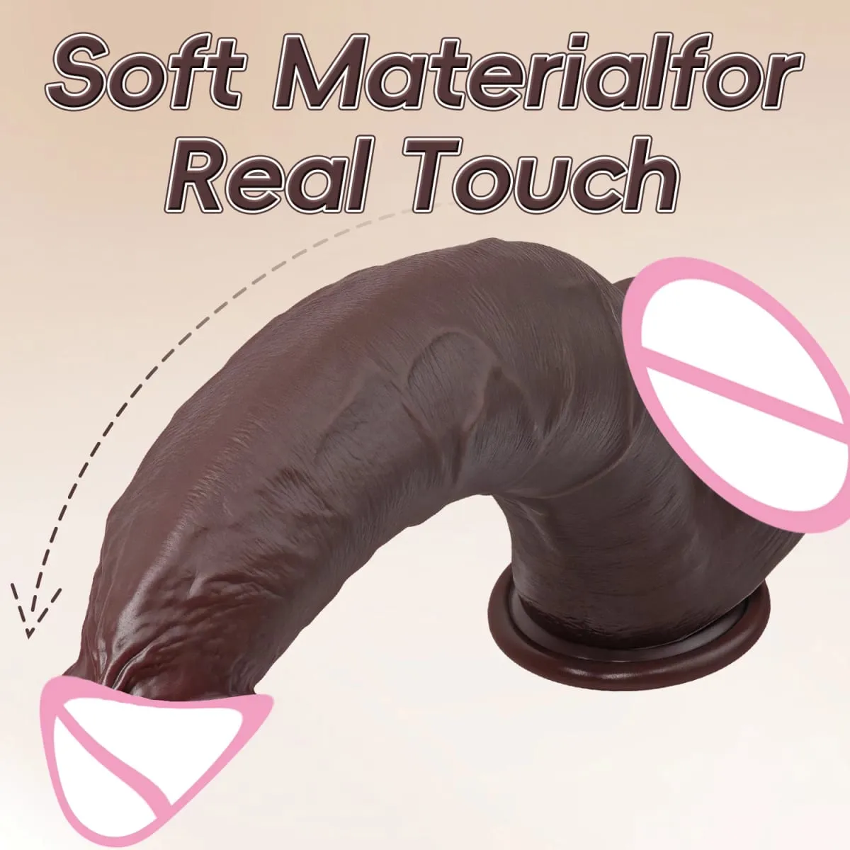 Superdimensionado realidade vibradores super longo butt plug silicone para lndividuals masturbadores para homens mulheres gay vibrador sextoys sex shop 18 + — image 3