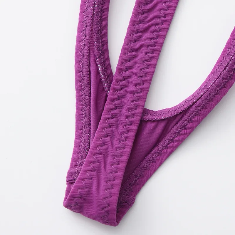 Sexy Men Underwear Thongs with Front Open Pouch Low Rise Fit High Elastic Stretch for Club Party 95%Polyester+5%Spandex — image 12
