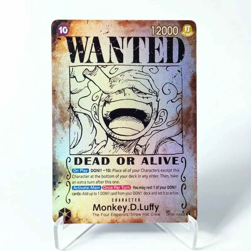 OP09 One Piece Emperors in the New World Curated Deck Luffy Shanks Roger Buggy Zoro Dragon Foil Textured Proxy Cards English — image 7