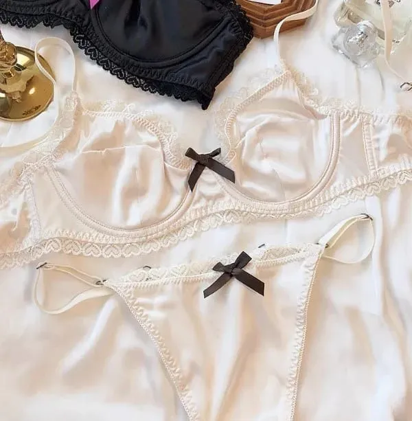 Ice Silk Brief Sets Comfort Underwear Women Sexy Lace Ultra Thin Push Up Bra Set High Quality Brassiere Breathable Lingerie