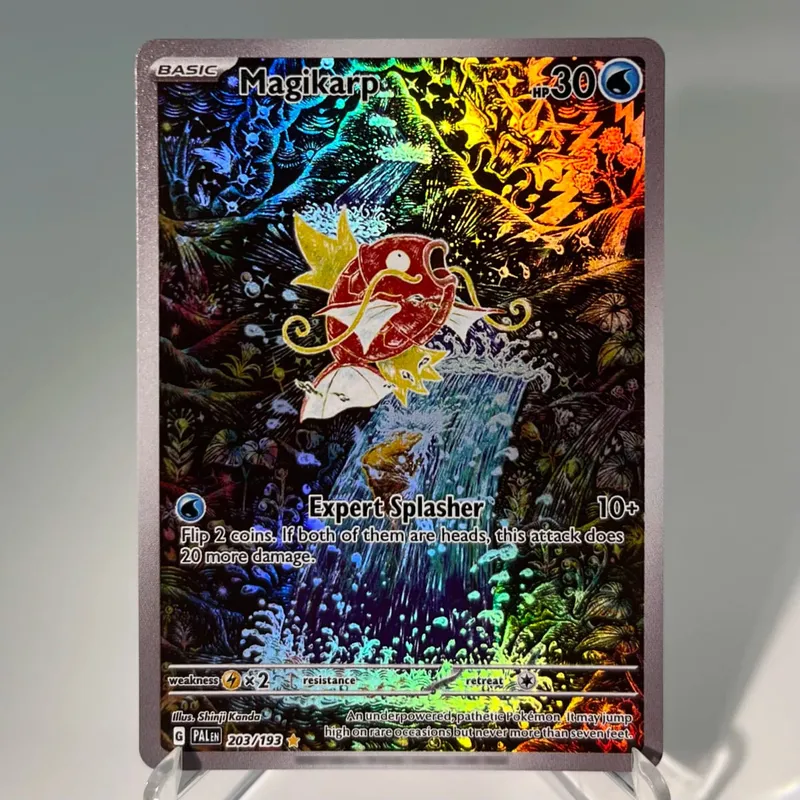 Paldea Evolved PKM Cards PTCG4-C GX Rainbow Magikarp Raichu Tyranitar Iono Rare Collection Battle Toys Gifts for Hobbies — image 13