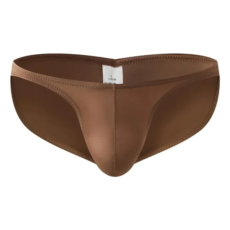 Mga Panlalaking Low Rise Gym Brief Makinis na Satin Sport Training Underwear Bodybuilding Ultra Manipis Mabilis na Dry Fitness Workout Nakakaangat ng Puwit — image 6