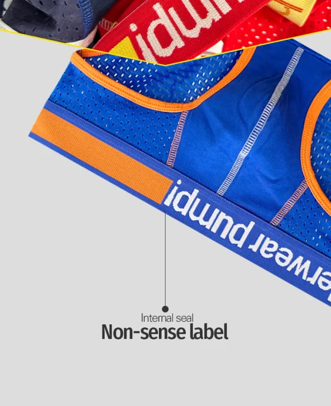 Cueca masculina de malha emagrecedora, cintura baixa, bolsa convexa em u, cintura elástica, respirável, cueca jockstrap colorida — image 13