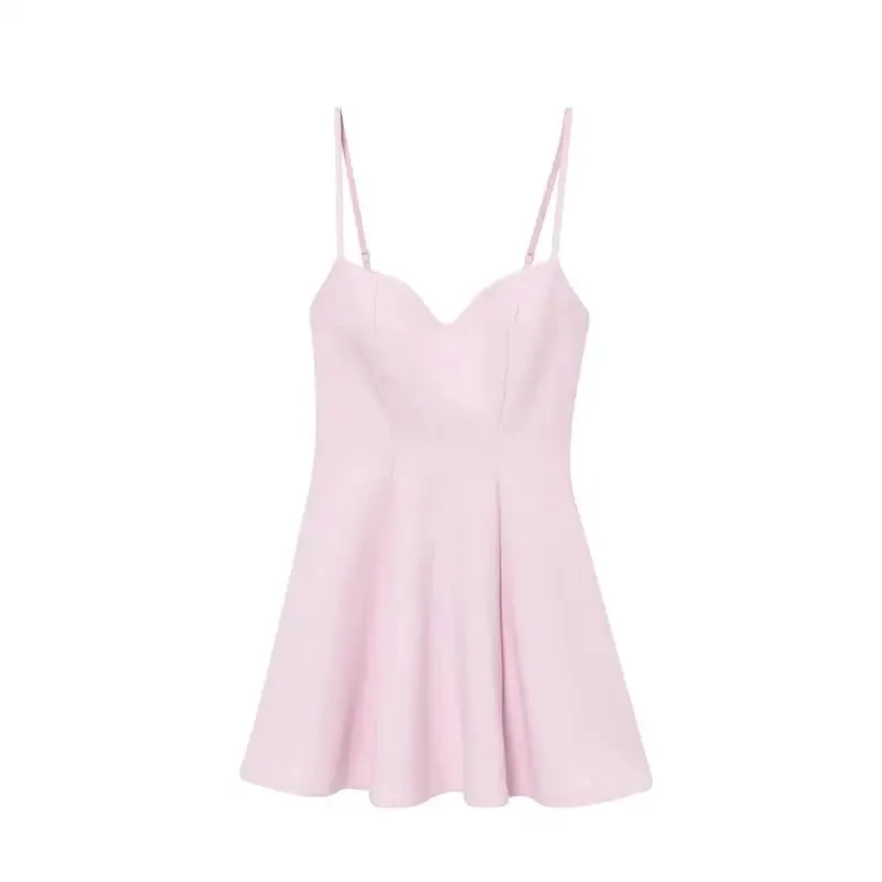 Klänningar Sommar Dam 2026 Ny Chic Slim Tube Top Elegant Mini Camisole Damklänning Gatumode Ungdom Julklänning