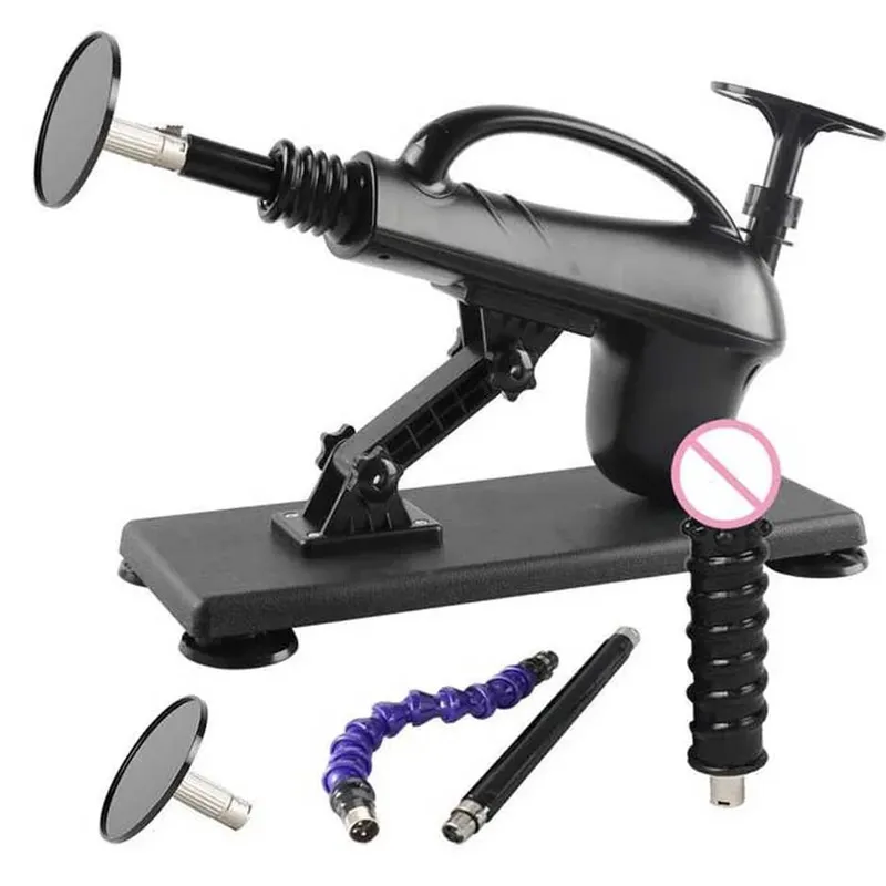 A2SS-Portable Automatic Masturbation Machine for Women with Big Dildo Men's Sex Toy Pumping Gun for Couples — image 9