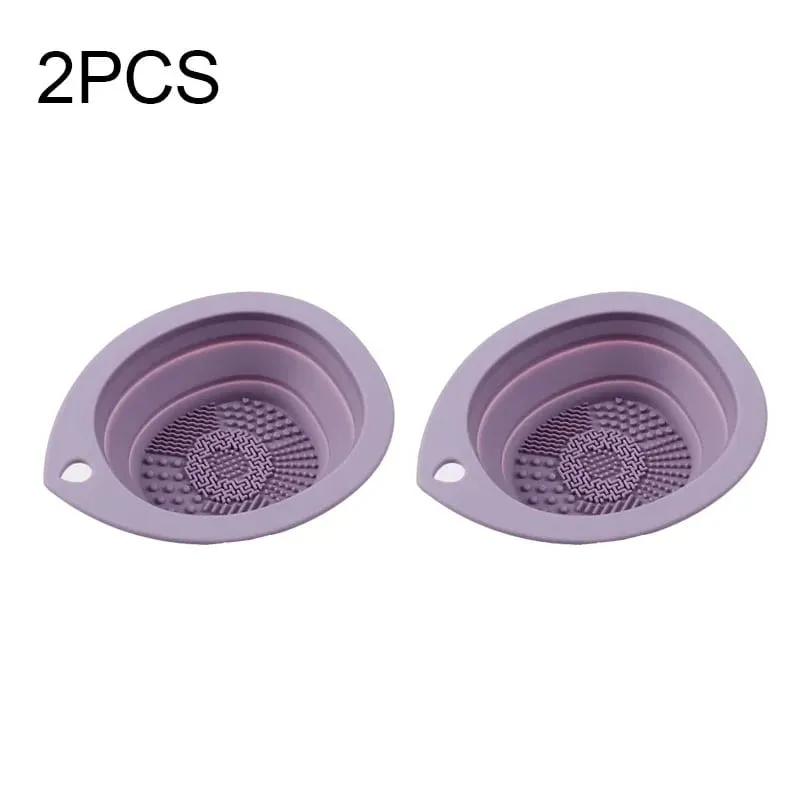 1/2PCS Silicone Makeup Cleaning Mat for Cleaning Makeup Brushes Makeup Brushes Wash Brush Cleaner Tool HZSQJGZ04 — image 9