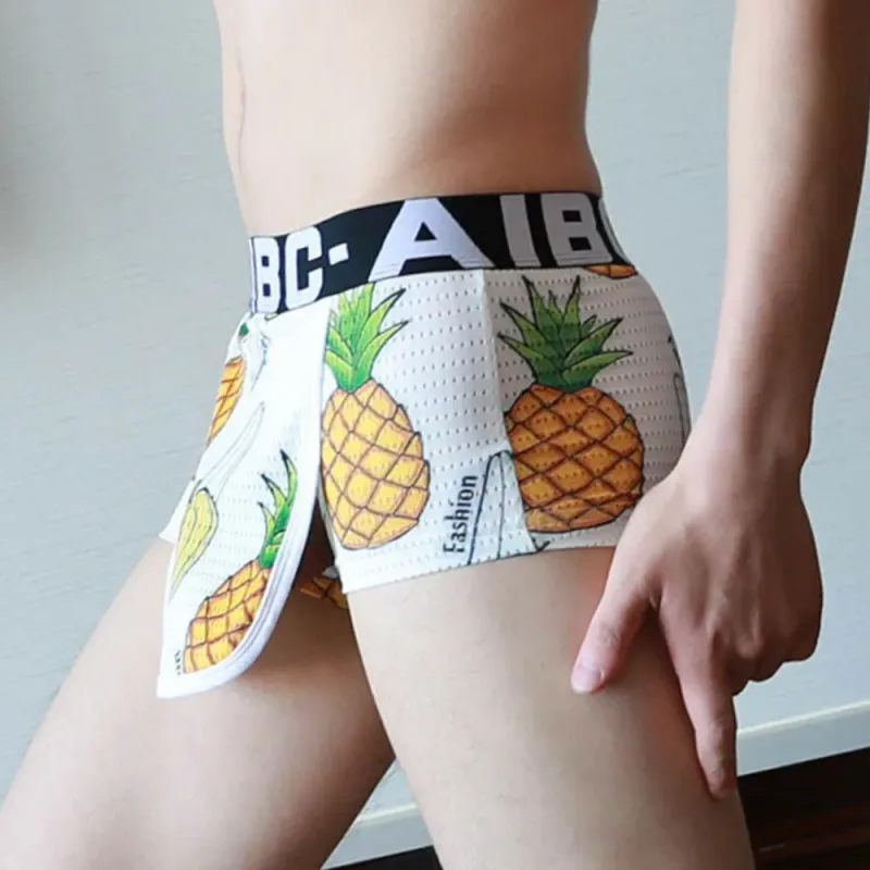 Boxershorts Kalsonger Underkläder Trosor Kläder Bomull+Spandex Öppen Helt nytt mode Snyggt utbud Lämplig — image 8