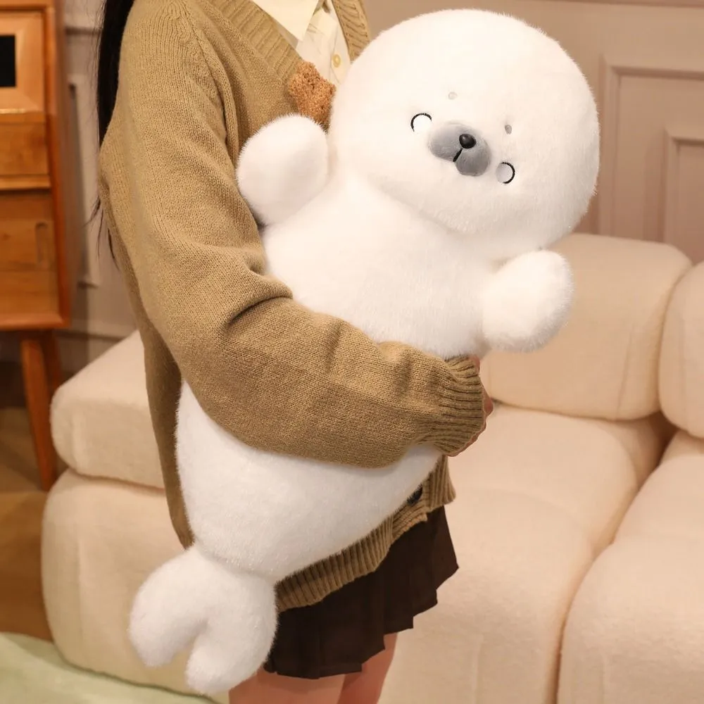 New 70cm Plush Toy Seal Otter Soothing Sleep Stuffed Toys Gift Soft Back Cushion Home Decor