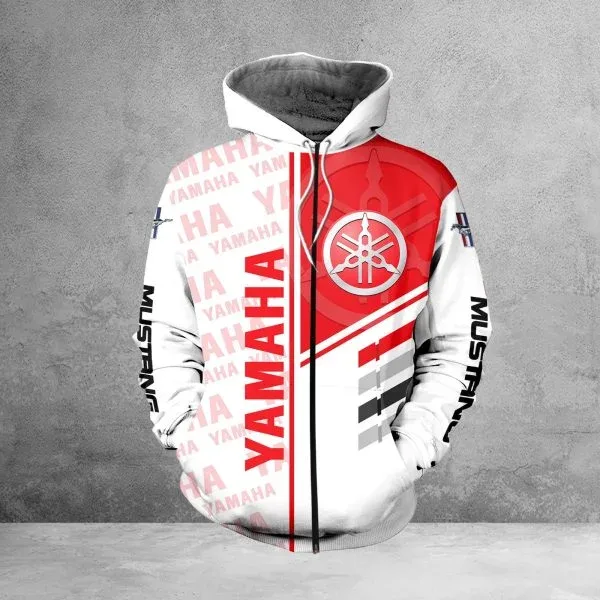 Yamaha Motorcycle Men's Hoodie 3D Printed Pullover High Quality Street Style Sweatshirt Windbreaker Sportswear