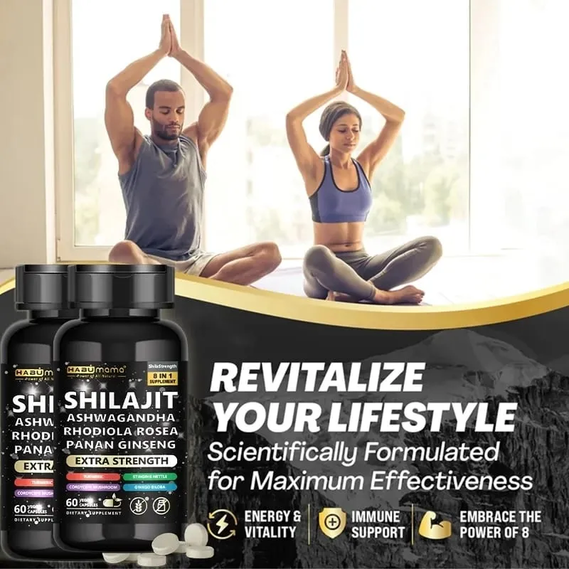 Natural Powerful Male Supplement with Shilajit Ashwagandha & Ginseng Extract — image 6