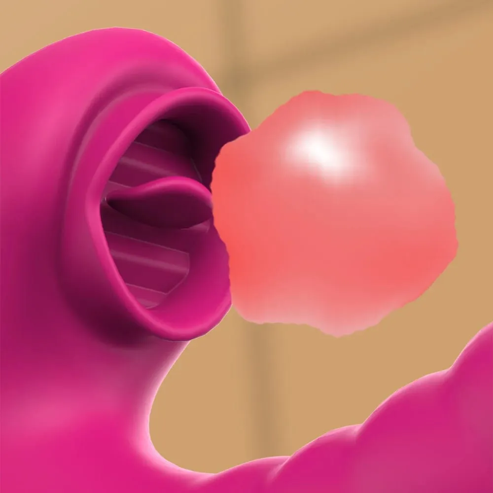 20 Modes Porn Tongue APP Dildo Vibrator G-Spot Vagina Massager Wand Licking Clitoris Stimulator Adult Female Women Sexy Sex Toys