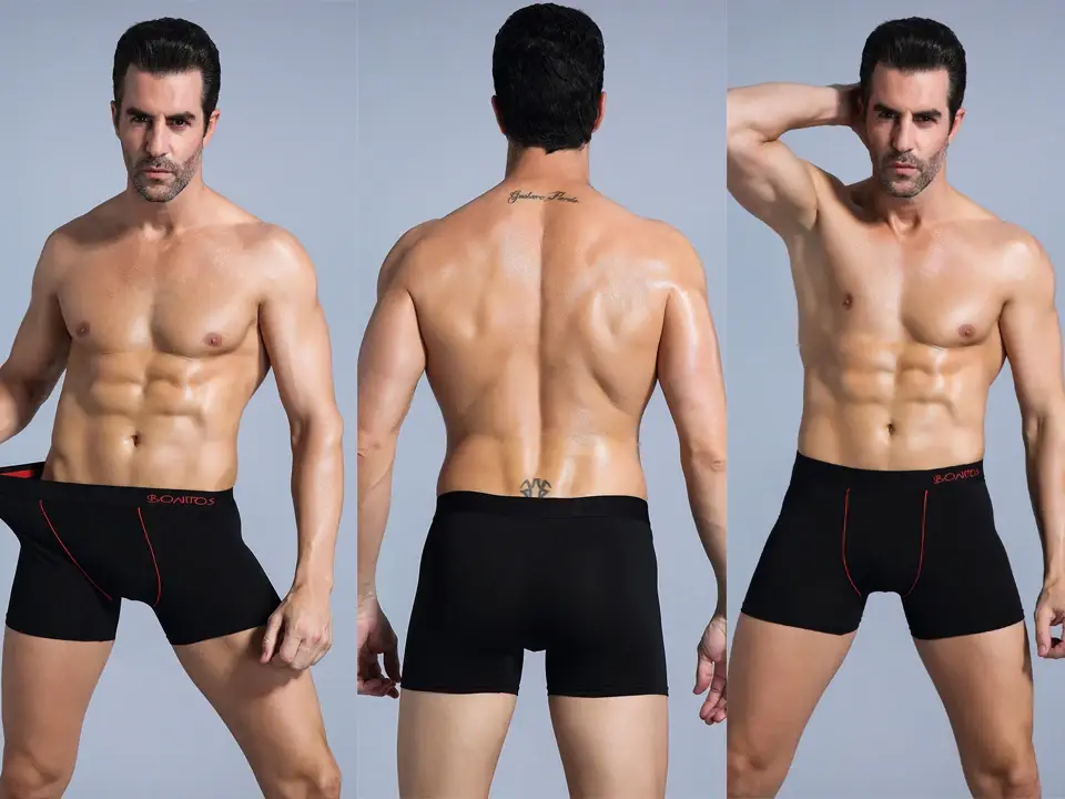 4 pçs boxers de algodão para o homem roupa interior de alta qualidade calcinha masculina clássico shorts carta cintura boxer briefs