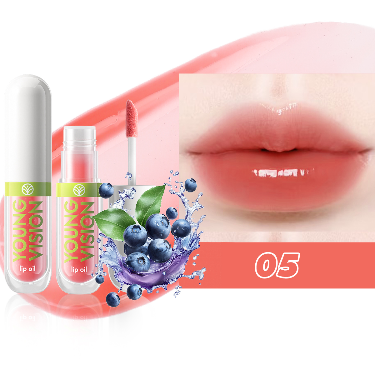 6 Color-Changing Lip Gloss Fruity Scent Moisturizing and Long-Lasting Smooth Hydrating Temperature-Activated Lip tint — image 14