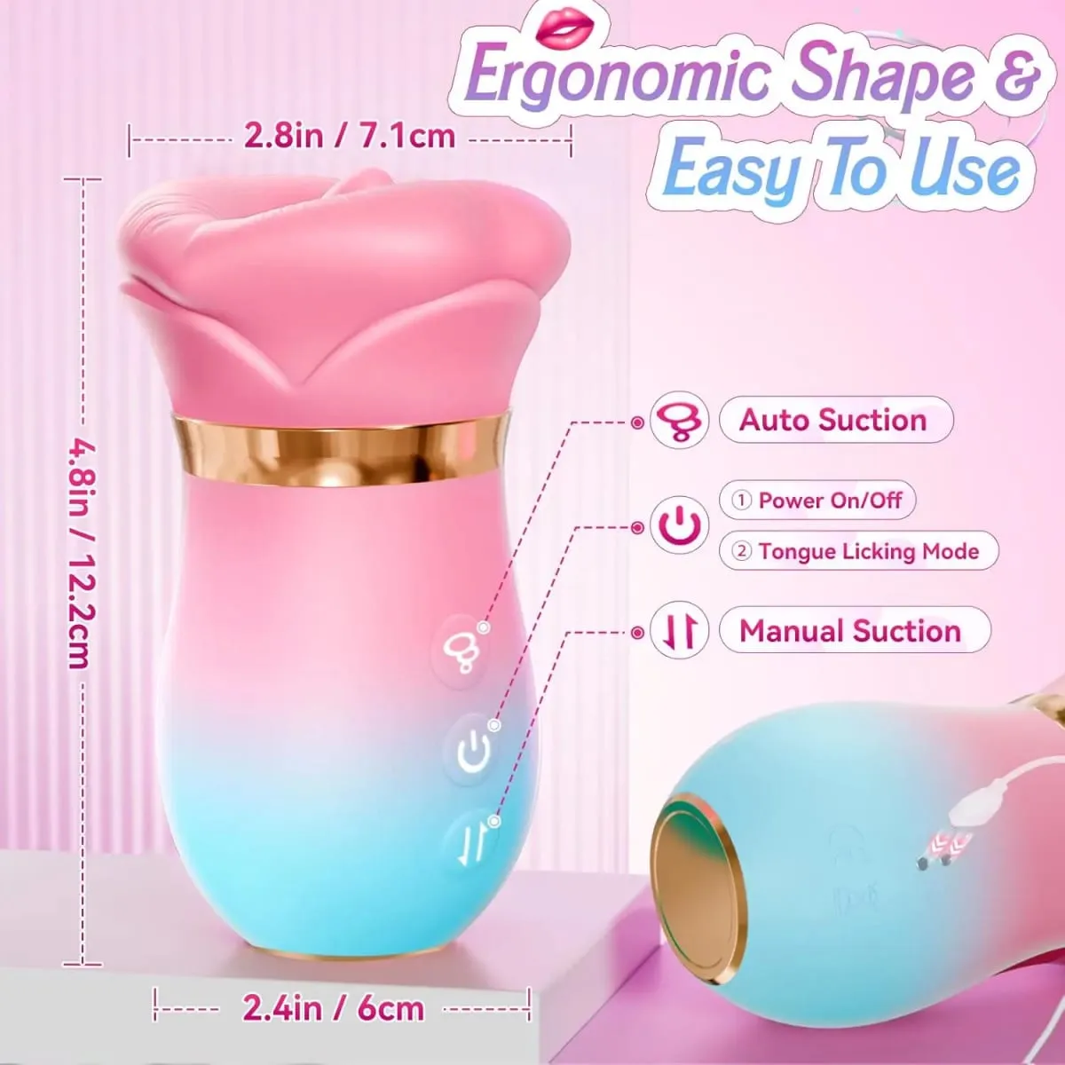APP Control Sucking Vibrator Tongue Licking Sucker Female Oral Clitoris Nipple Stimulator Vacuum Sex Toys for Couples