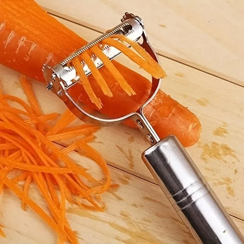 Stainless Steel Vegetable Peeler Multi Function Fruit Peeling Tool Potato Carrot Cucumber Shredder Kitchen Cooking Gadget — image 3