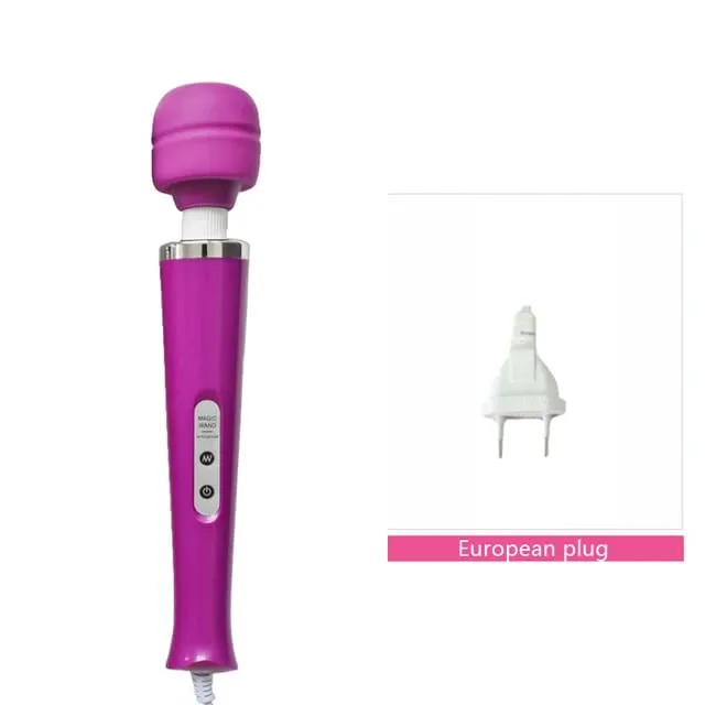 Adult Sex Toys AV Vibrator Powerfull Magic Wand G-spot Stimulation Massager Clit Vibrators Sex Toys for Women MasturbationBLACKWOLF New 10 Speeds Magic Wand Massager Big Magic Wand Massage Stick AV Vibrators Sexy Clit Sex Toys for Women Eur — image 9
