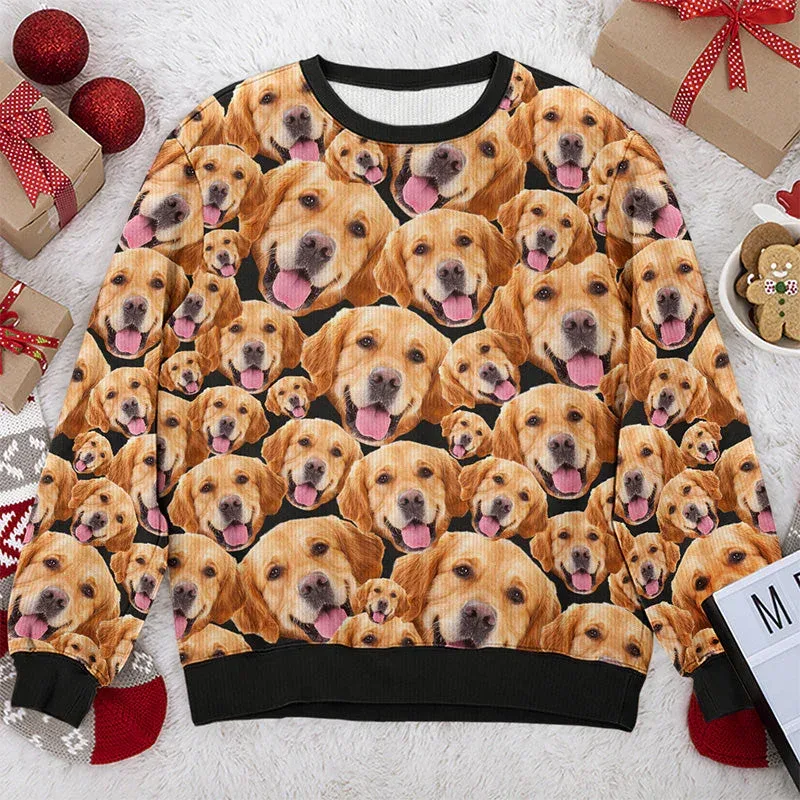Personalizado sua foto 3d impressão feia camisola de natal diy rosto família pullovers imagem engraçada moletom personalizado presente de natal unisex — image 11