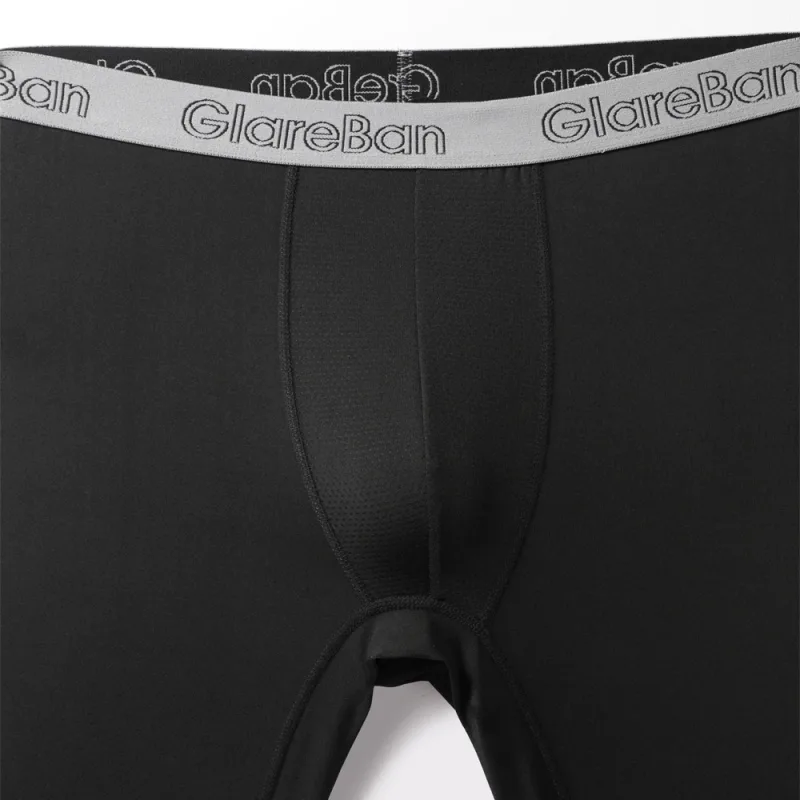 4 Stück gemischte Farben, schnell trocknende Boxershorts mit langem Bein, Unterhose, Unterwäsche für Zuhause und Sport, hochwertige Herrenhöschen — image 18