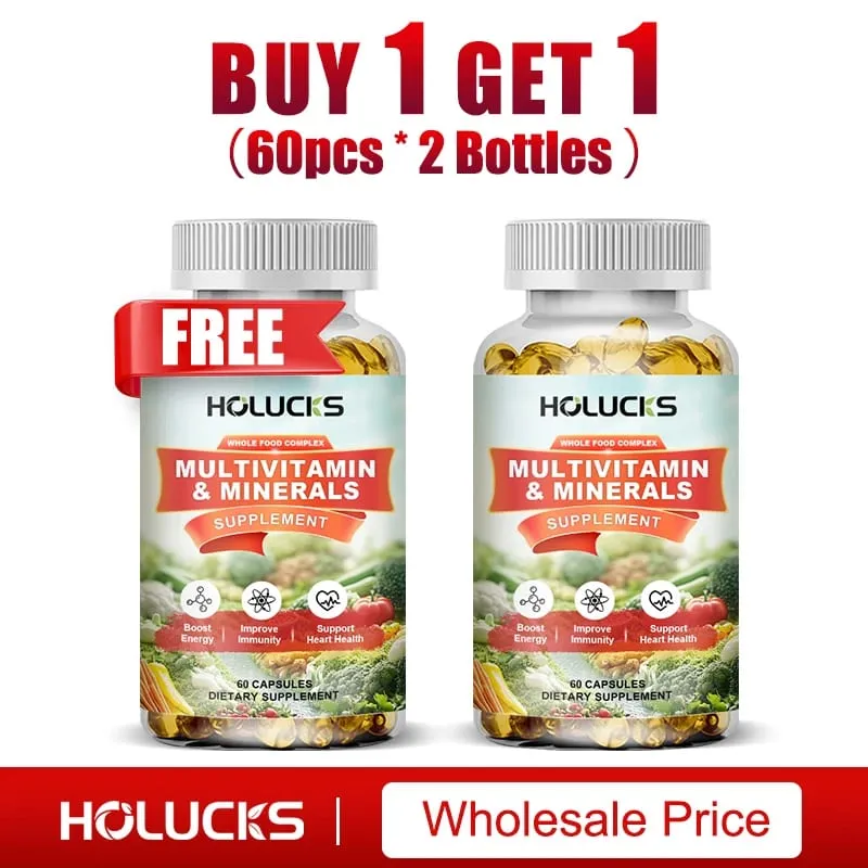 Free Multivitamin & Minerals Capsules with Whole Food Complex Support Immunity Heart Health & Daily Wellness for Adult — image 9