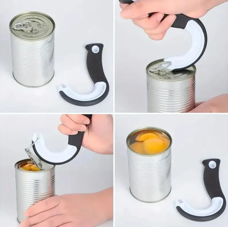Easy Pull Can Opener Hook Style Plastic Soda Can Tab Opener Simple Tool — image 7