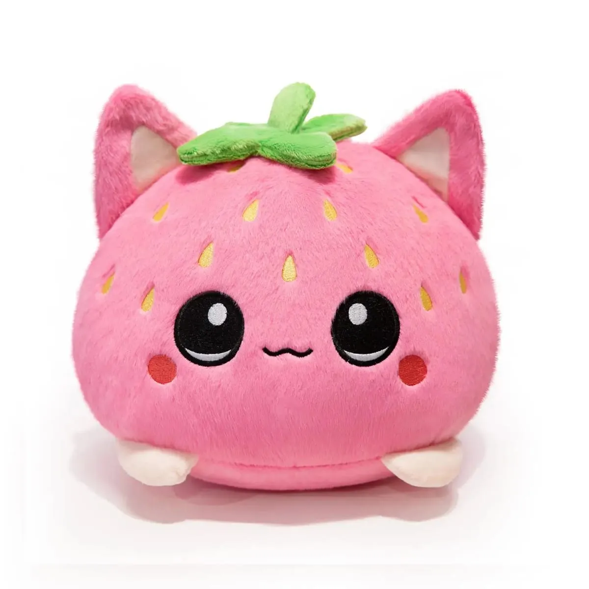 Lovely Strawberry Cat Soft Stuffed Throw Pillow Cat Lovers Cute Funny Home Decoration Kids Friends Office Workers Birthday Gifts