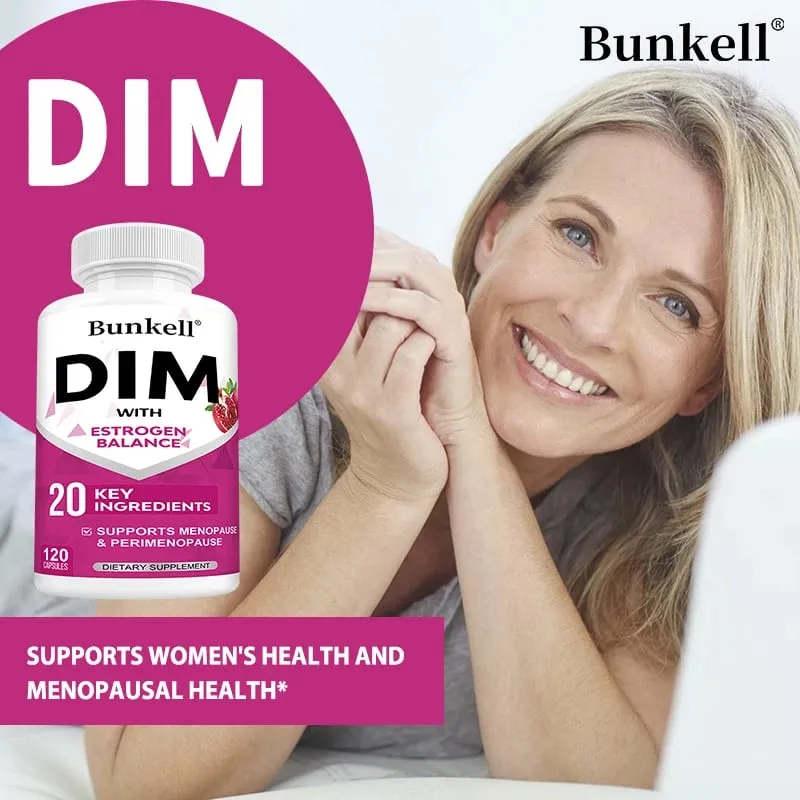 DIM Supplement 150mg Capsules with Black Pepper Extract Natural Plant Nourishment for Daily Body Wellness Balance for Women — image 6