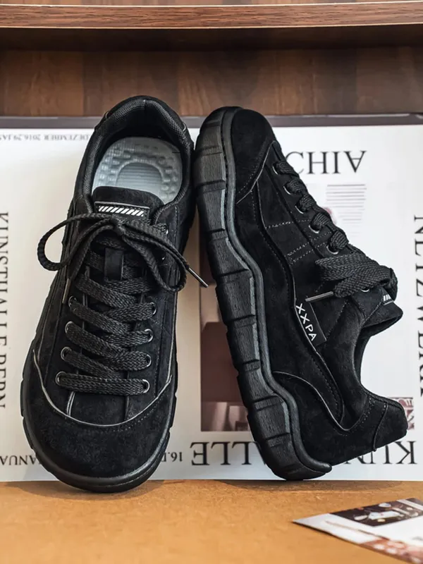 Men's Shoes Autumn New Retro Casual Sports Sneakers Non-Slip Soft Sole Wide-Toe Trendy Shoes — image 5