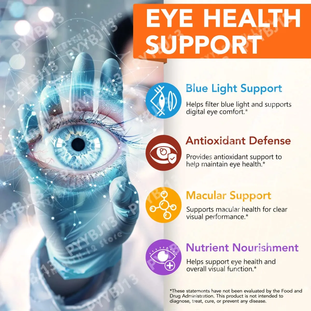 Acentiallabs Lutein Zeaxanthin Softgels 40mg Lutein & 8mg Zeaxanthin 120 Count Blue Light Filter Makulaskydd Ögonvård — image 2