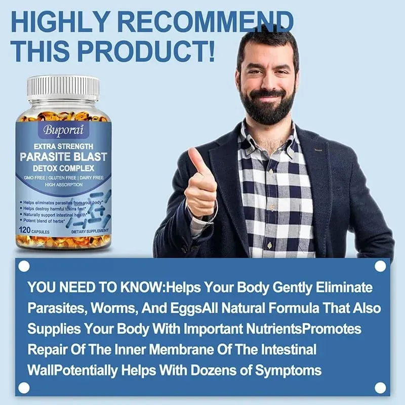 Complexo Parasite Blast Detox - Promove a saúde intestinal, o metabolismo, a saúde digestiva e melhora o sistema imunológico — image 6
