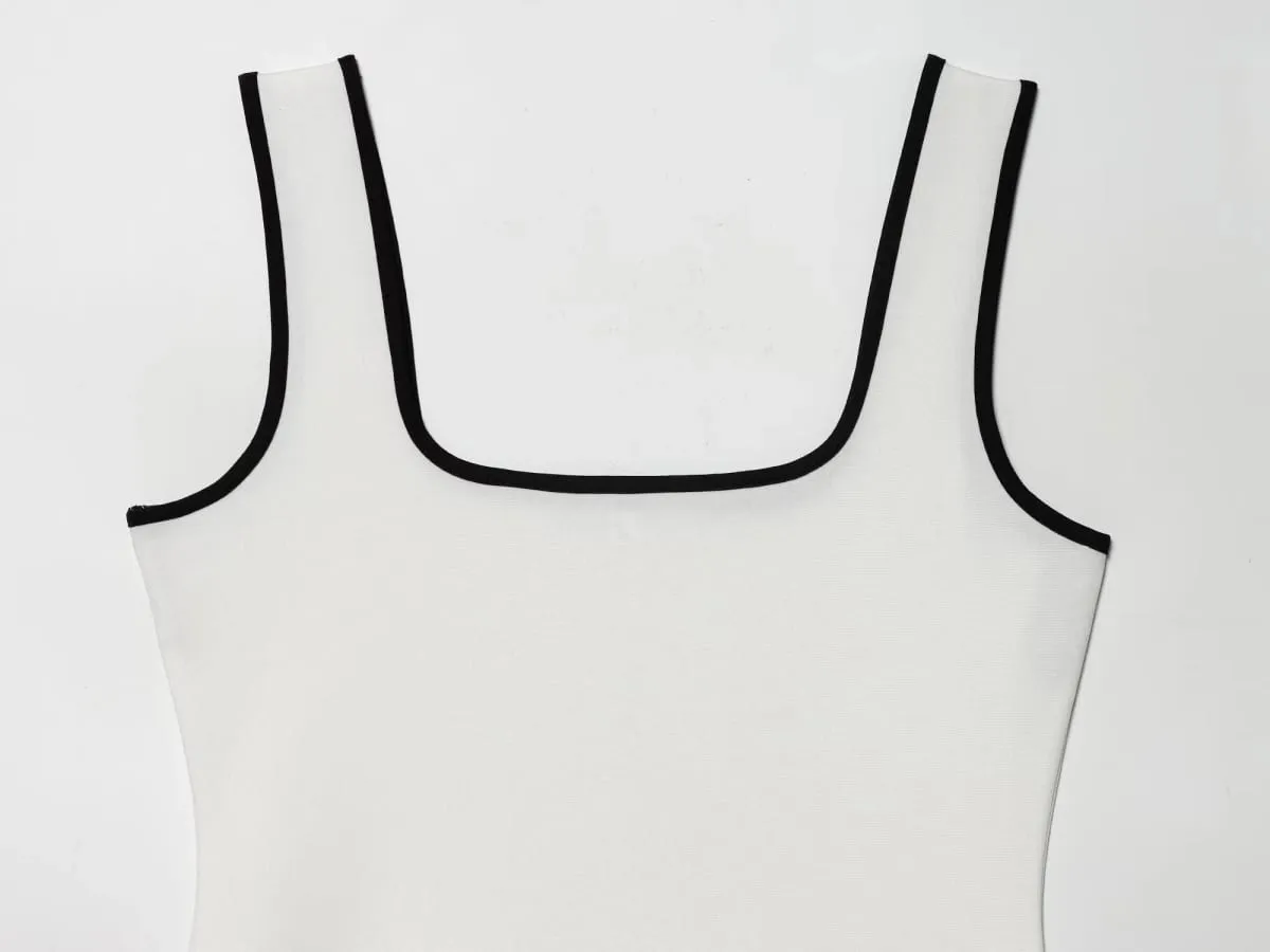 European and American style 2025 winter new women's clothing artificial pearl embroidery sleeveless short dress — image 6
