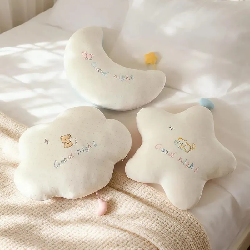 Nova nuvem de pelúcia lua estrela travesseiro de pelúcia macio almofada brinquedos para crianças bebê crianças menina presente natal quarto decoração do carro — image 7